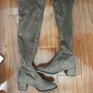 Steve Madden Tan Over the Knee Boots